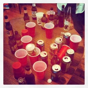 The beer pong aftermath